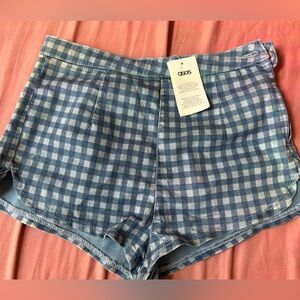 ASOS woman denim short shorts.